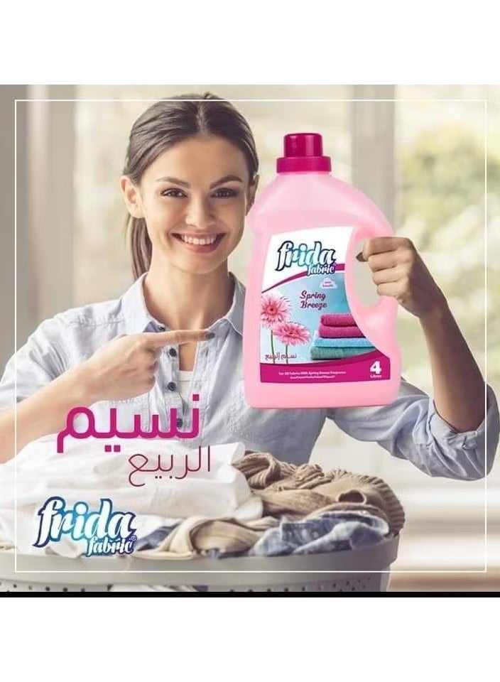 Frida Fabric Softener with Spring Breeze Scent, 4 Liters - Image 2
